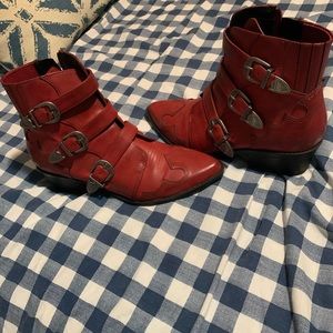 Red Cowboy Boots